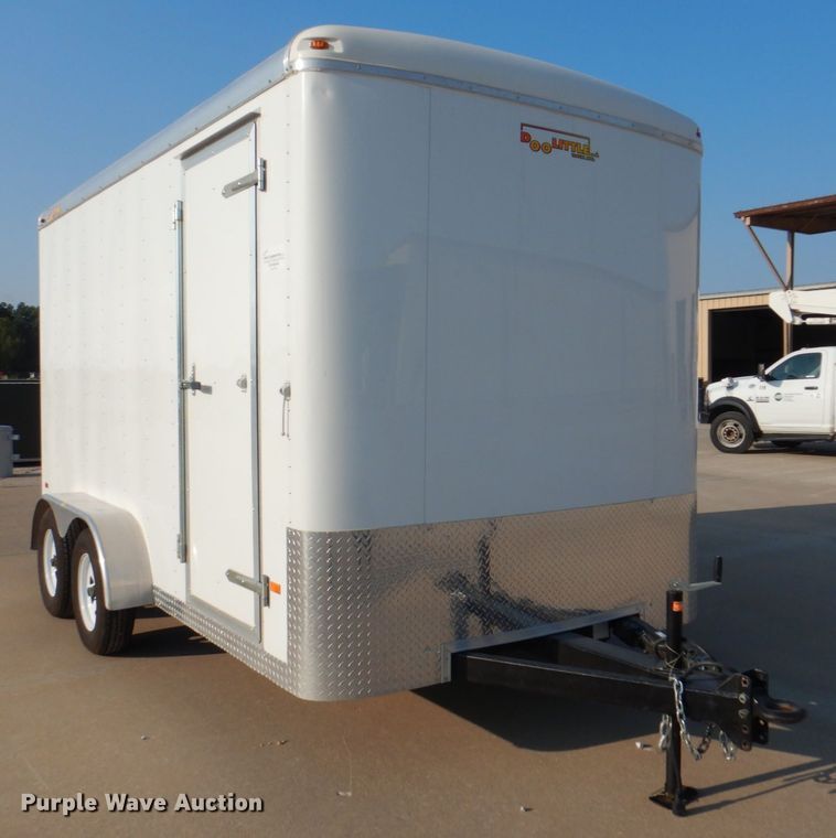 image for item KX9388 2009 Doolittle  enclosed cargo trailer