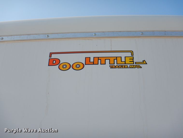 image for item KX9388 2009 Doolittle  enclosed cargo trailer