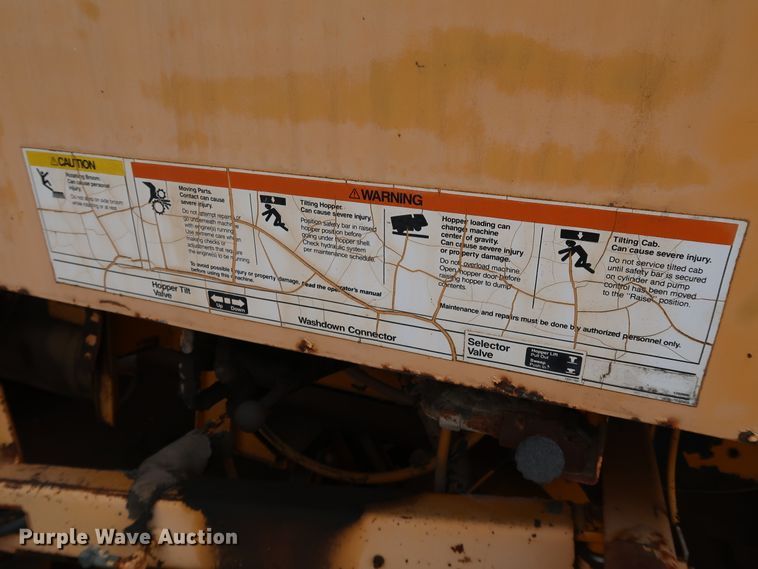 image for item KY9753 1988 Ford Cargo CF7000  street sweeper truck