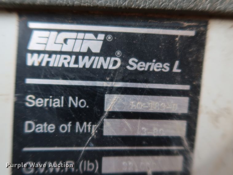 image for item KY9753 1988 Ford Cargo CF7000  street sweeper truck