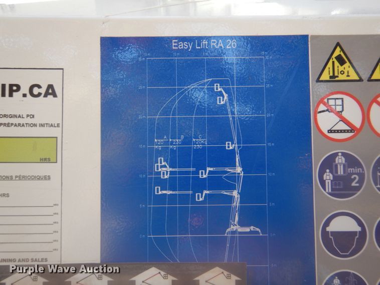 image for item DH8028 2018 Easy Lift RA26  boom lift