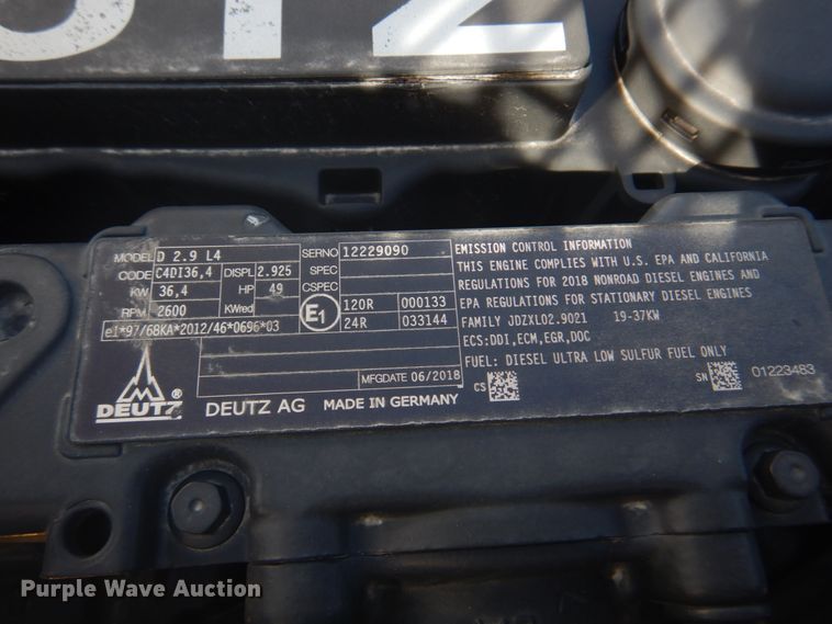 image for item DH8030 2019 Atlas Copco PAS100HF  water pump