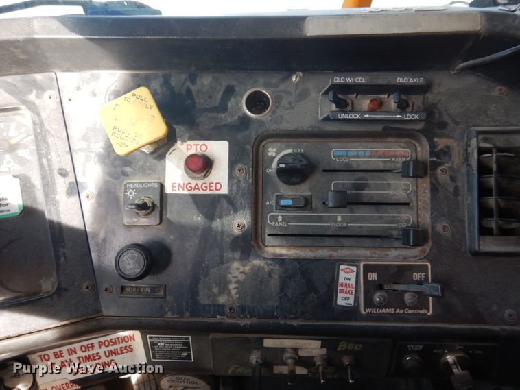 image for item DH8032 1994 White GMC WG  dump truck