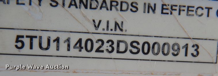 image for item DI8519 2013 CTS BDT-40  bottom dump trailer