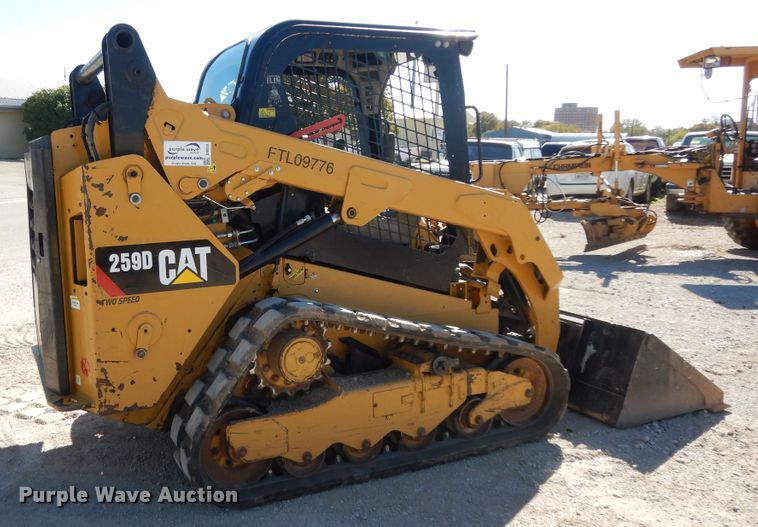 image for item DI8550 2016 Caterpillar 259D  tracked skid steer loader