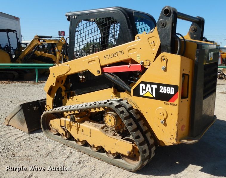 image for item DI8550 2016 Caterpillar 259D  tracked skid steer loader