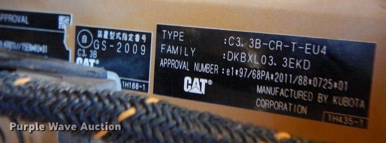 image for item DI8550 2016 Caterpillar 259D  tracked skid steer loader