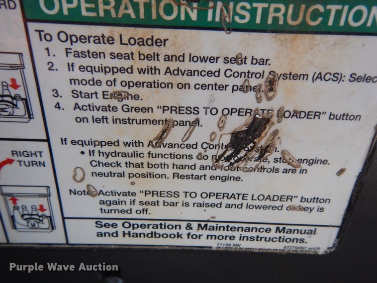 image for item DI8551 2008 Bobcat T180  tracked skid steer loader