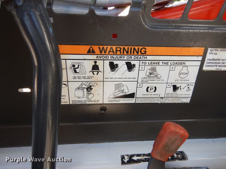 image for item DI8551 2008 Bobcat T180  tracked skid steer loader