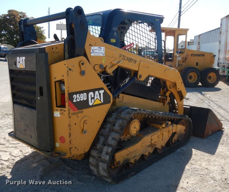 image for item DI8552 2016 Caterpillar 259D  tracked skid steer loader