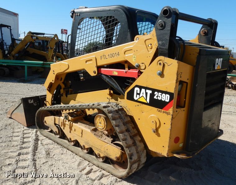 image for item DI8552 2016 Caterpillar 259D  tracked skid steer loader