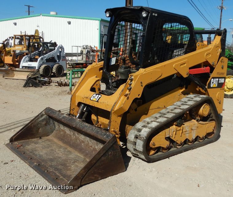 image for item DI8553 2017 Caterpillar 259D  tracked skid steer loader