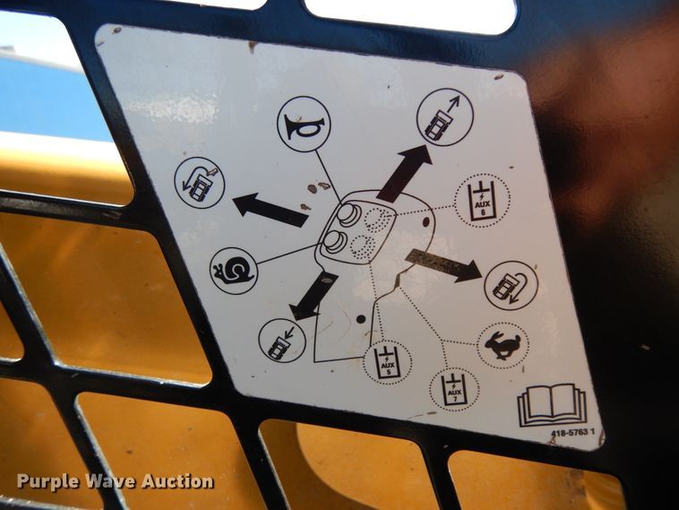 image for item DI8553 2017 Caterpillar 259D  tracked skid steer loader