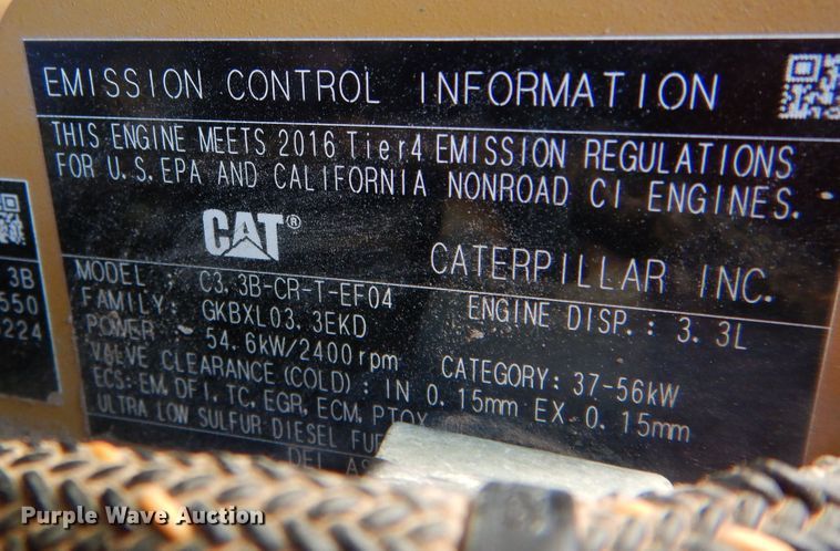 image for item DI8553 2017 Caterpillar 259D  tracked skid steer loader