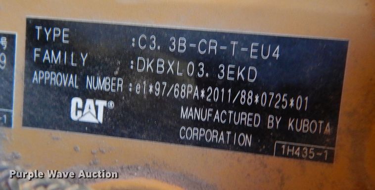 image for item DI8553 2017 Caterpillar 259D  tracked skid steer loader