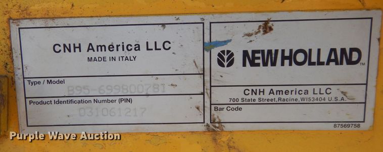 image for item DI8555 2007 New Holland B95  backhoe