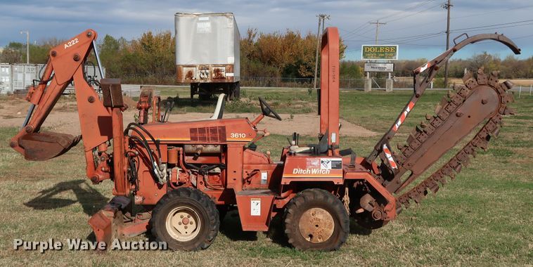 image for item DJ2440 1997 Ditch Witch 3610  trencher