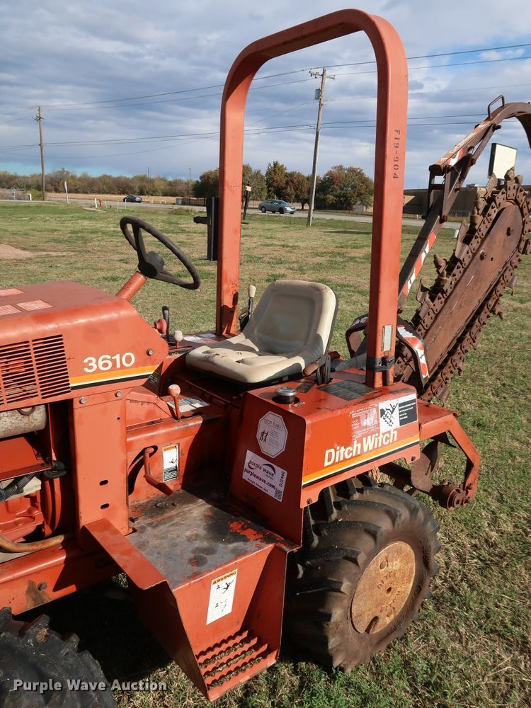 image for item DJ2440 1997 Ditch Witch 3610  trencher