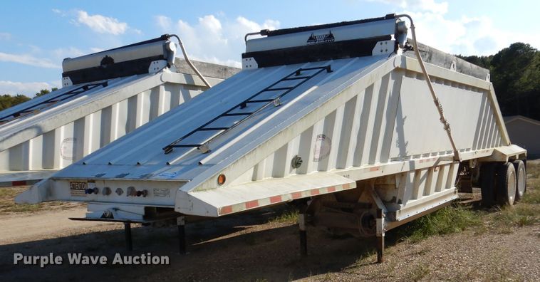 image for item DJ7402 2014 CTS BDT-40  bottom dump trailer