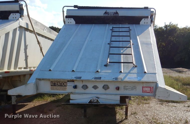 image for item DJ7402 2014 CTS BDT-40  bottom dump trailer