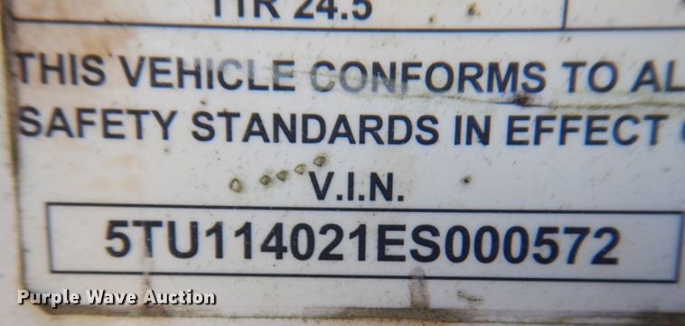 image for item DJ7402 2014 CTS BDT-40  bottom dump trailer