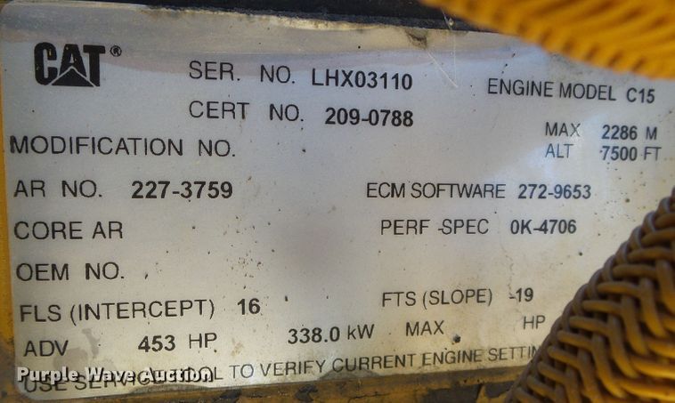 image for item DJ7546 2006 Caterpillar 740  haul truck