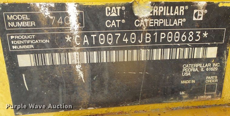 image for item DJ7546 2006 Caterpillar 740  haul truck