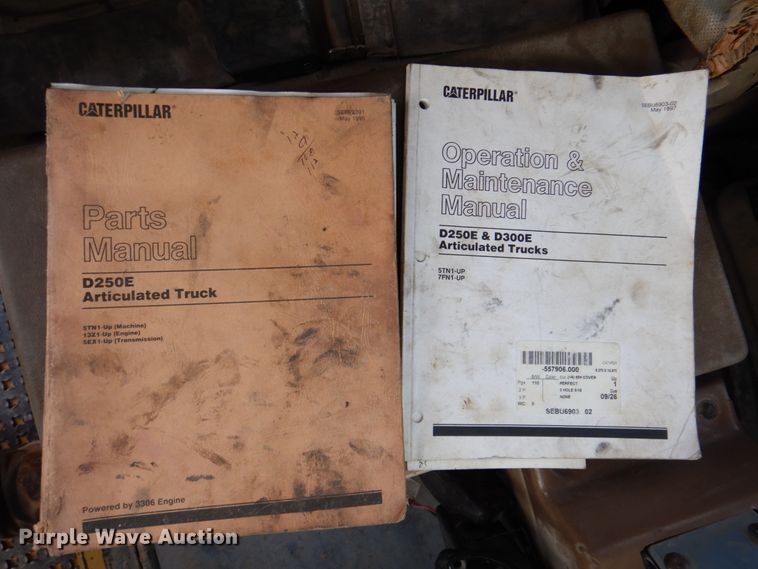 image for item DK1414 1997 Caterpillar D250E  haul truck