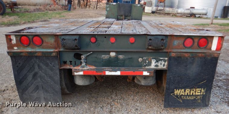 image for item DK1415 1990 Talbert TDW-30-SRG-T1  lowboy equipment trailer