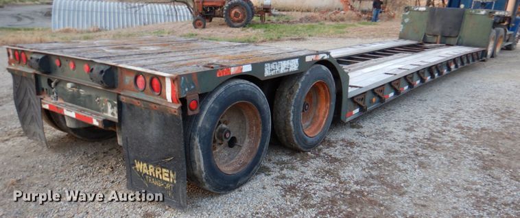 image for item DK1415 1990 Talbert TDW-30-SRG-T1  lowboy equipment trailer