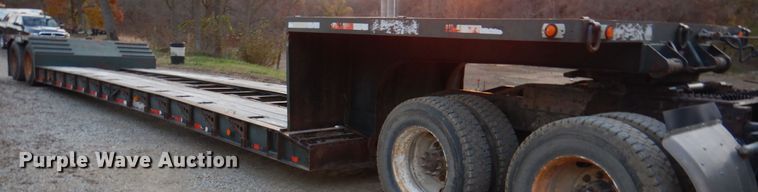 image for item DK1415 1990 Talbert TDW-30-SRG-T1  lowboy equipment trailer