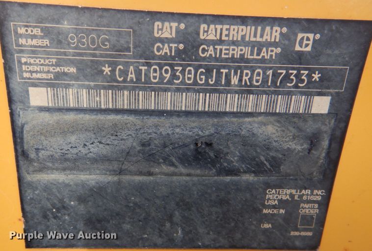 image for item DK1421 2006 Caterpillar 930G  wheel loader