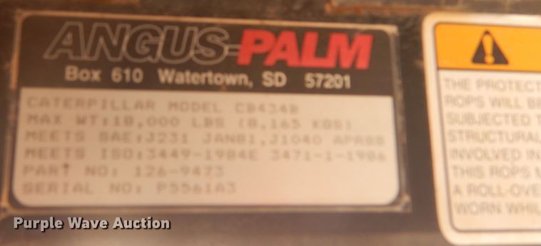 image for item DK3254 1996 Caterpillar CB-434C  double drum vibratory roller