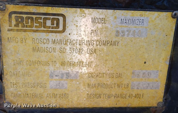 image for item DK3260 1995 Ford CF8000  oil distributor truck