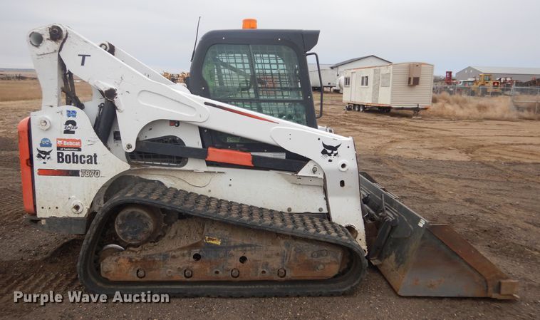 image for item DK3280 2015 Bobcat T870  tracked skid steer loader