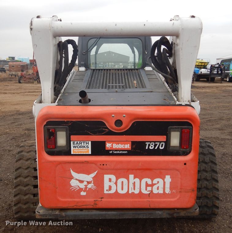 image for item DK3280 2015 Bobcat T870  tracked skid steer loader