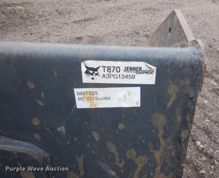 image for item DK3280 2015 Bobcat T870  tracked skid steer loader