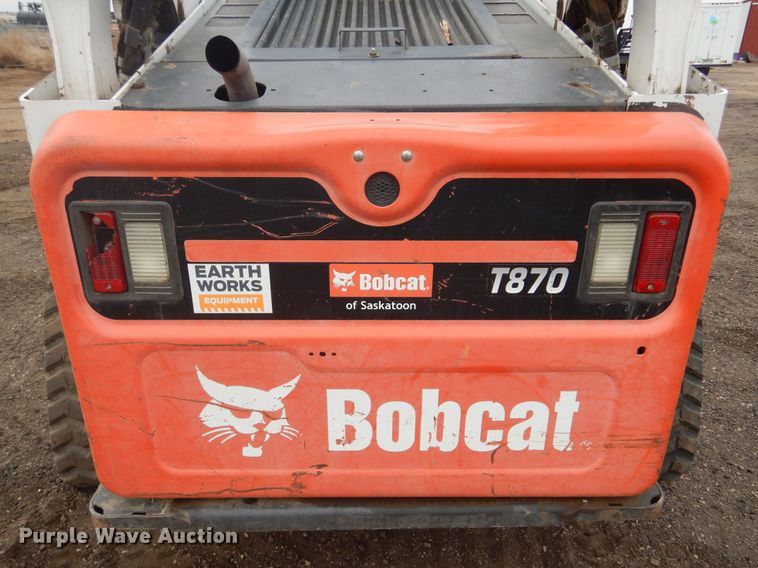 image for item DK3280 2015 Bobcat T870  tracked skid steer loader