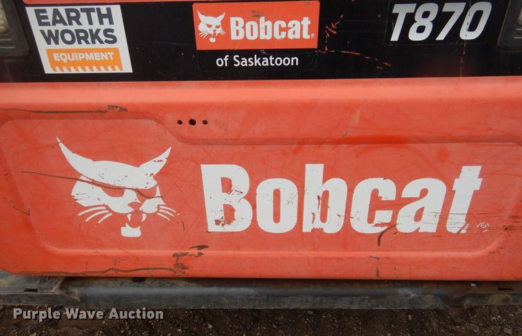 image for item DK3280 2015 Bobcat T870  tracked skid steer loader