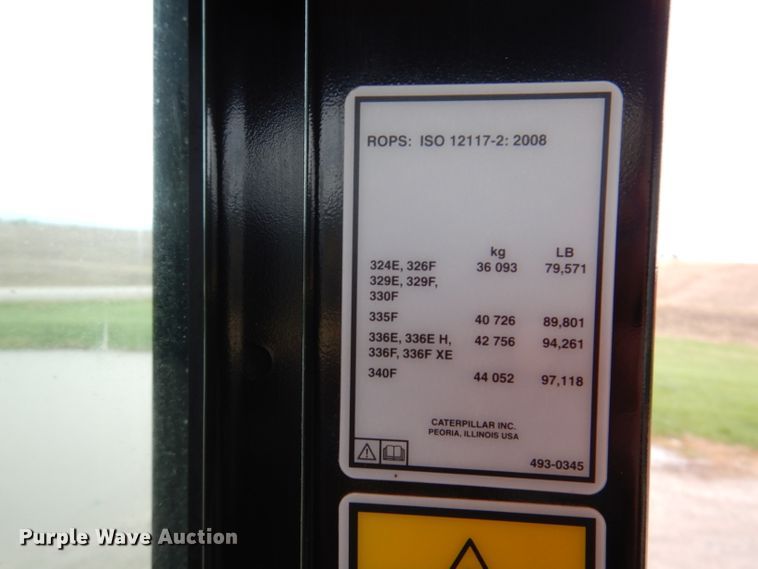 image for item DL5764 2018 Caterpillar 330F L  excavator