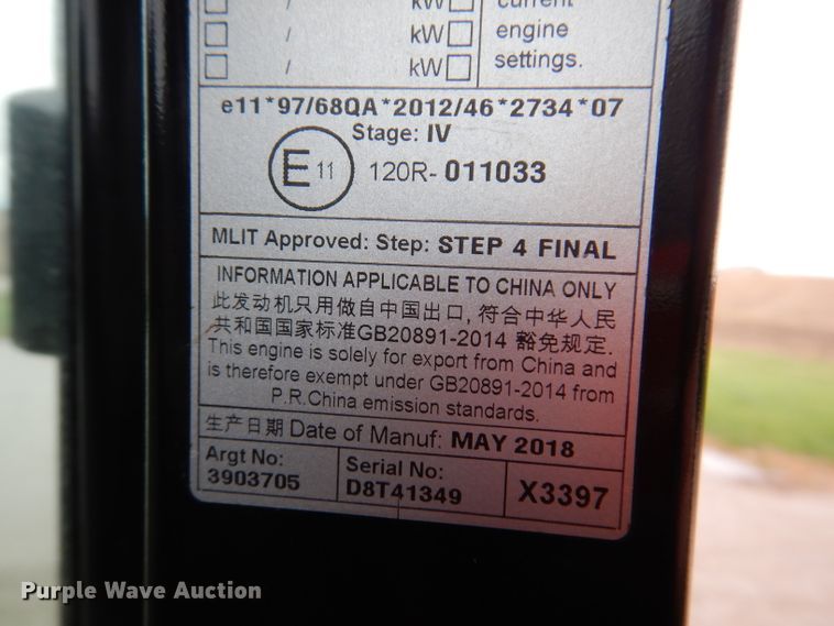 image for item DL5764 2018 Caterpillar 330F L  excavator