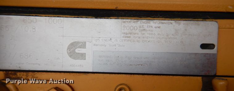 image for item DL5765 2000 Buckeye 6200M  tile plow