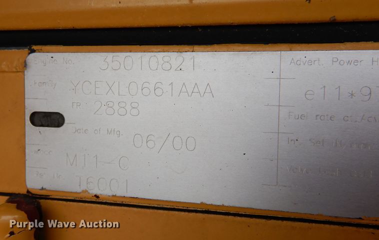 image for item DL5765 2000 Buckeye 6200M  tile plow