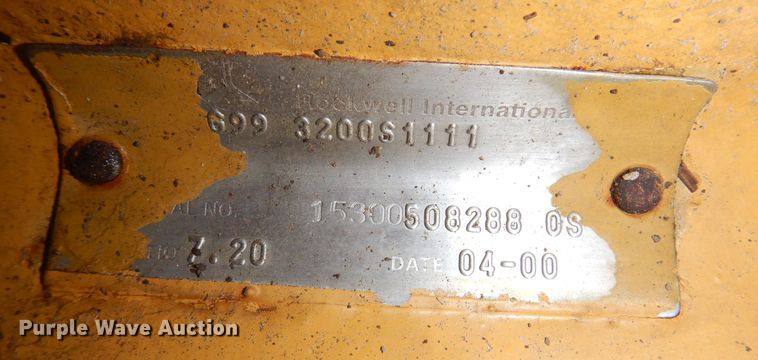 image for item DL5765 2000 Buckeye 6200M  tile plow