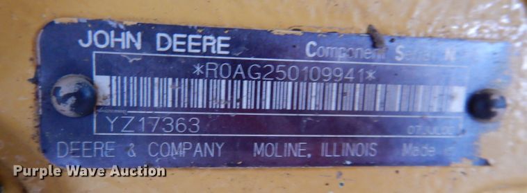 image for item DL5765 2000 Buckeye 6200M  tile plow