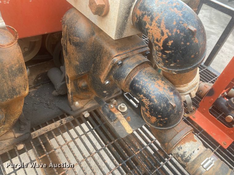 image for item DL6167 2012 Peterbilt 388  flatbed truck with mud mixer