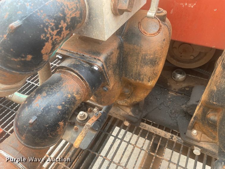 image for item DL6167 2012 Peterbilt 388  flatbed truck with mud mixer