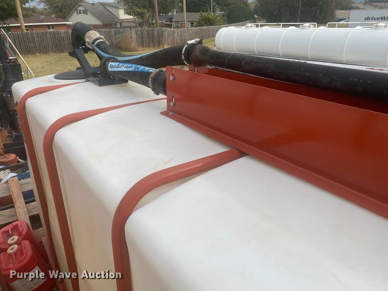 image for item DL6167 2012 Peterbilt 388  flatbed truck with mud mixer