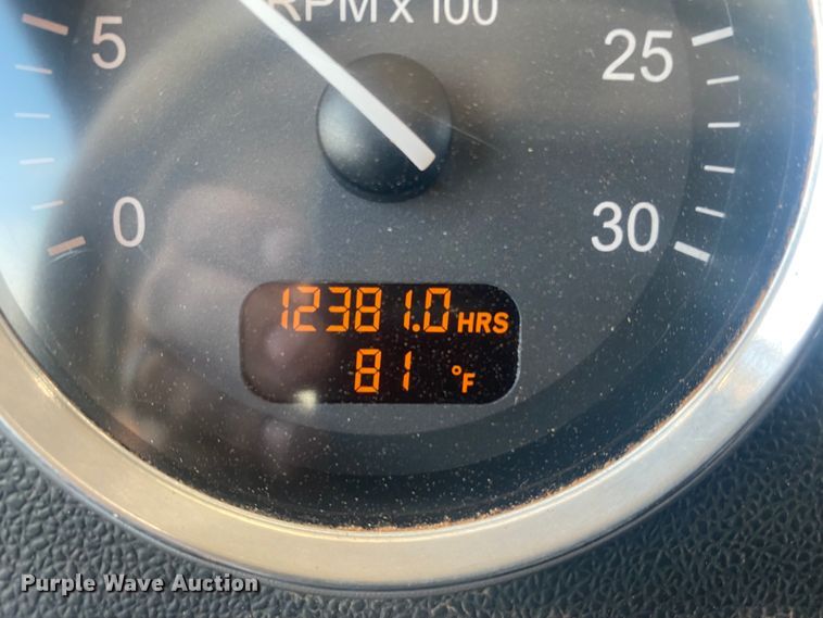 image for item DL6167 2012 Peterbilt 388  flatbed truck with mud mixer