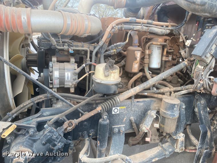 image for item DL6167 2012 Peterbilt 388  flatbed truck with mud mixer